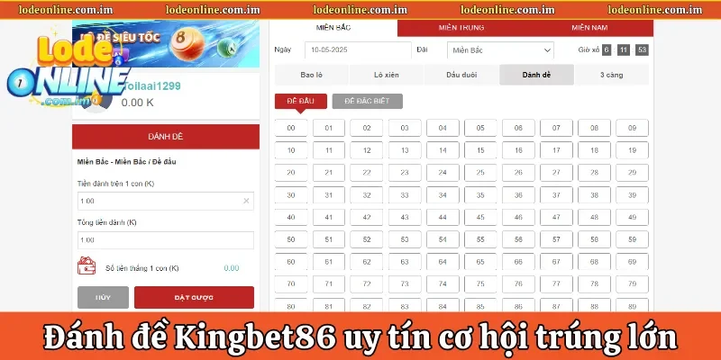 Đánh đề Kingbet86