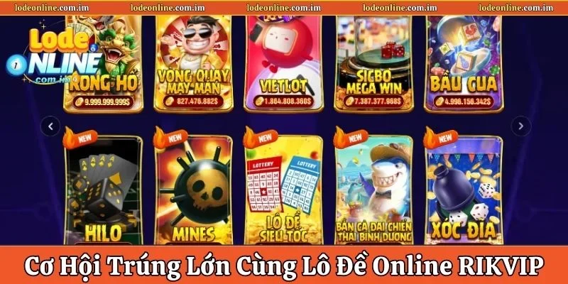 Lô đề online Rikvip